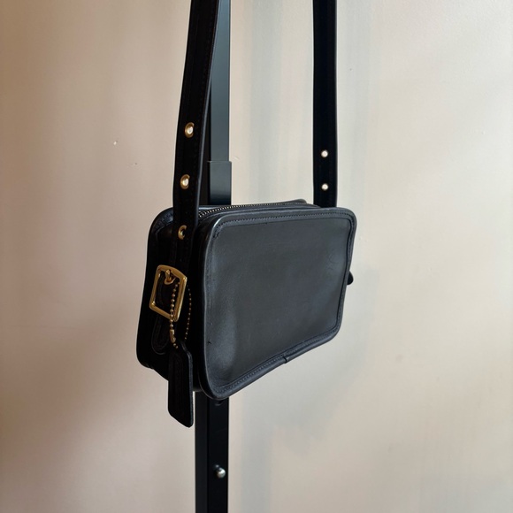 Vintage Coach #9167 Legacy Black Leather Belt Crossbody Bag - Picture 6 of 12